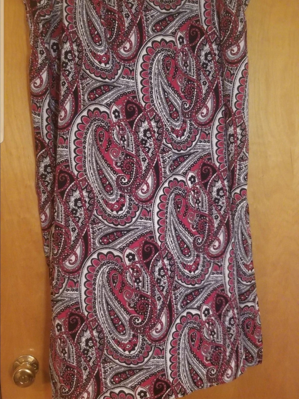Kathie Lee Paisley Printed Skirt Womens Size 26W in Very Good Condition